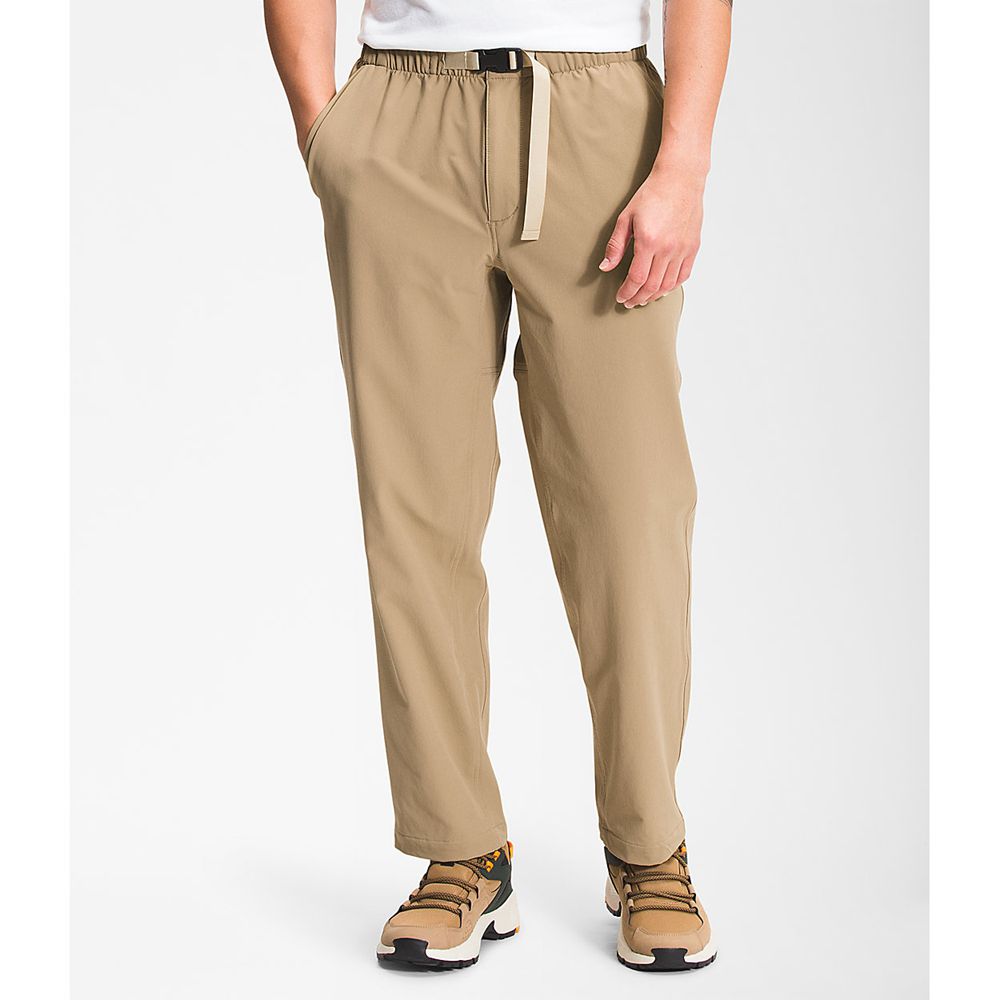 The North Face Pants Mens Australia - The North Face Tech Easy Khaki (UNR-213408)